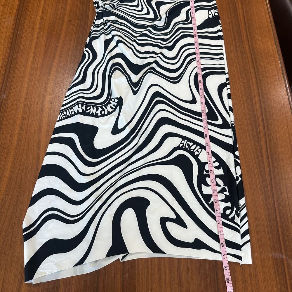 Agua Bendita X Revolve Gwen Maxi Dress Black Swirl, Beach Resort Pool, Large NWT - Picture 9 of 14